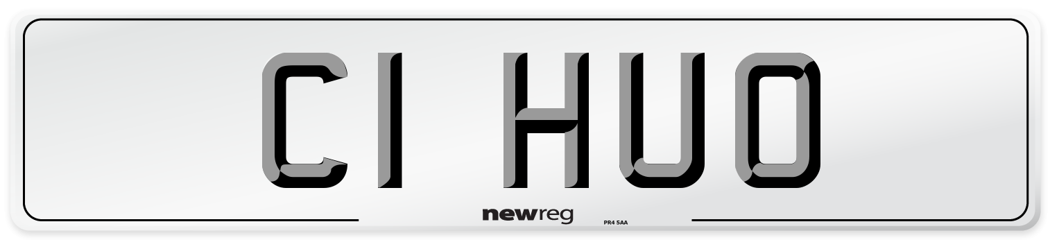 C1 HUO Number Plate from New Reg